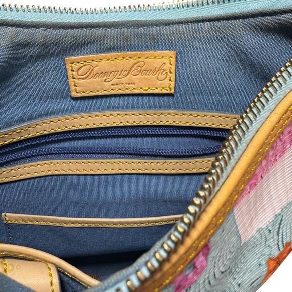 Dooney & Bourke Limited Edition Blue Cupcake Lucy Bucket Bag Whimsy Coquette - Picture 4 of 5